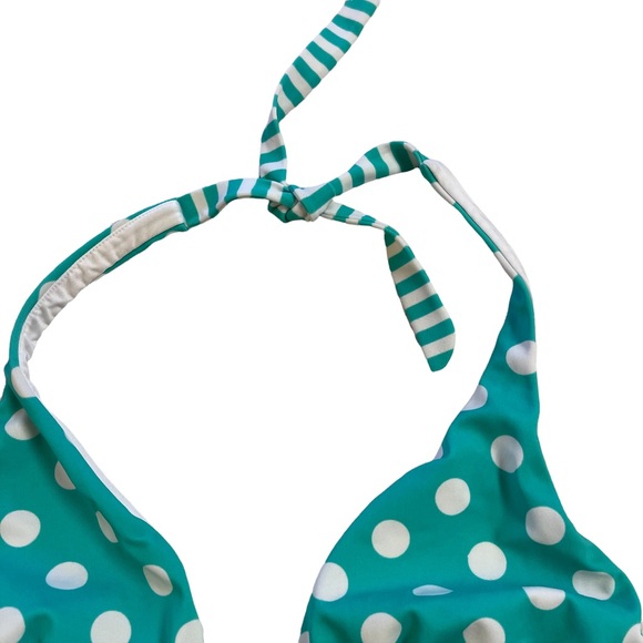 Victoria’s Secret bikini top only size large polkadot - Picture 3 of 7